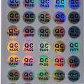 Self-Adhesive Top Quality Hologram QC Sticker